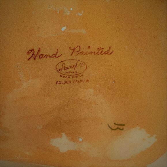 Stangl Golden Grape Oval Serving Platter Kidney Shape 13.5 x 10.75 MCM 1963-1978 - Picture 5 of 5